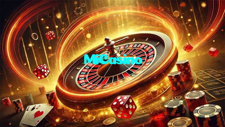 MiCasino casino presented on mobile device in Pakistan with slots and live games